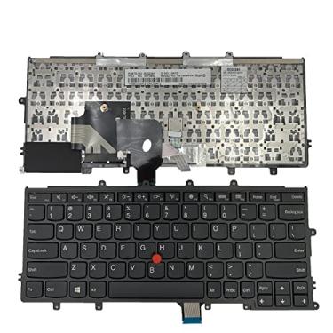 Imagem de Layout americano de substituição para laptop com teclado ponteiro para Lenovo ThinkPad X240 X240S X250 X260 X270 A275 04Y0967 04Y0938 04Y0931 Preto