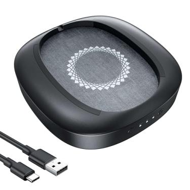 Imagem de MEKASS Mouse Mover com temporizador de intervalo ajustável e motor ultra-silencioso, o mouse jiggler simula o movimento real do mouse, sem necessidade de software, jiggers de mouse para manter o