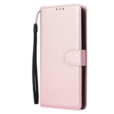 Imagem de Capa de couro flip original para Samsung Galaxy A74 A24 A54 A34 A04E A14 A22E A03 A23 A73 A53 A33 A03S A13 A82 Capa de telefone, rosa, para Samsung A02s (166 mm)