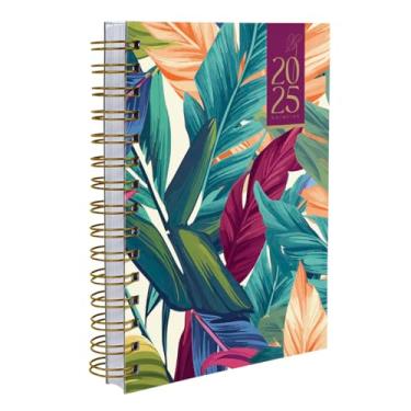 Imagem de Agenda Capa Dura 2025 Botanics Tropical Leaves