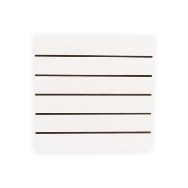 Imagem de LM BALCOES Painel Canaletado Branco em MDF 0,61 X 0,61m