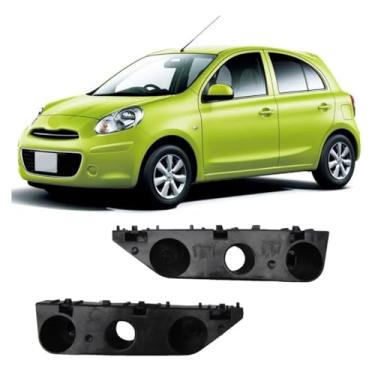 Imagem de Universo Car Suporte Guia Parachoque Dianteiro Nissan March 2010-2014
