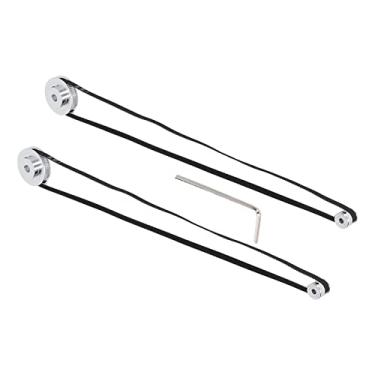 Imagem de Controles Industriais Produtos de Fabricação Aditiva Liga de Alumínio Instalação Fácil 20T 60T Com Correias de Borracha para Torno CNC 5mm 5mm Polia de Furo Interno Polia