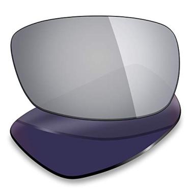 Imagem de Lentes de substituição XELD para Oakley Crosshair 2.0 – Opções, Xeld Polarized - Silver Titanium, One Size
