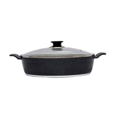 Imagem de Frigideira Granito Preto Gourmet Antiaderente Javali AA 30cm