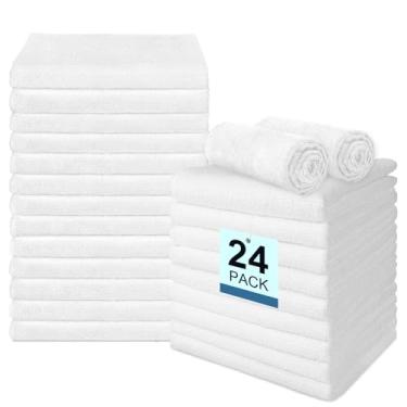 Imagem de UNIMADE Conjunto de 24 toalhas de mão - Toalhas de ginástica de microfibra altamente absorventes e de secagem rápida, panos de lavagem premium para banheiro, salão, academia, chuveiro, hotel e spa