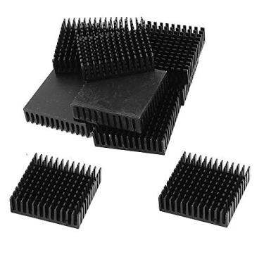 Imagem de Nxtop 12 peças Alumínio 40 x 40 x 11 mm dissipador de calor quadrado Cooler Fin Preto