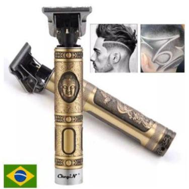 Imagem de Máquina Acabamento Aparador Cortador Cortar Cabelo Barba Bigode Pelos 