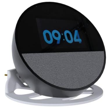 Imagem de Suporte para Canto de Parede Tipo Bandeja Compatível com Alexa Pop Spot e Dot 4 e 5
