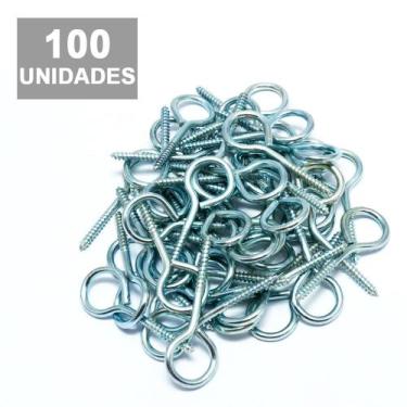 Imagem de 100 Pitão Parafuso para Bucha 05 Zincado Alvenaria Concreto - Starfer