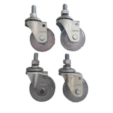 Imagem de Rodizio Para Carrinhos E Móveis Roda Gel Kit Glae 210 Gel - Movifacil