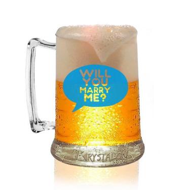 Imagem de Caneca Gel Acrílico 400ml Personalizada Casamento 2 Peças - Krystalon