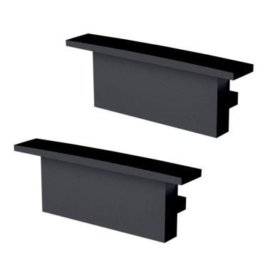 Imagem de Perfil De Sobrepor Taschibra Para Fita De Led Zenith 5x2 Com 3 Metros Preto