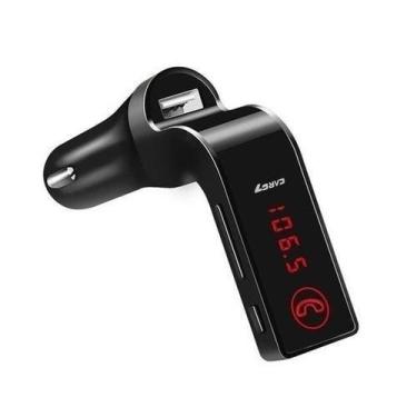 Imagem de Transmissor Fm Veicular Bluetooth Carro Mp3 Usb Sd Aux Carg7 - Sss