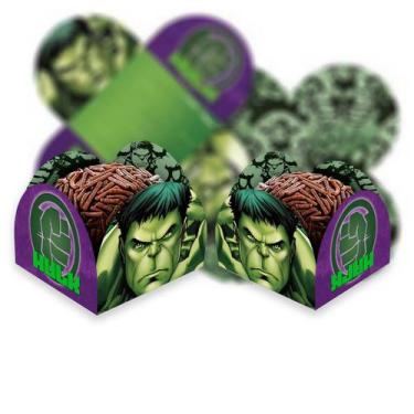 Imagem de 300 Forminhas para doces Decoração Hulk festa Aniversário - Regina
