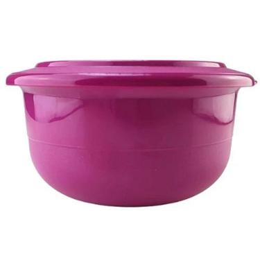 Imagem de Tigela Cristal Policarbonato 1 litro Rabanete (ROSA) Tupperware