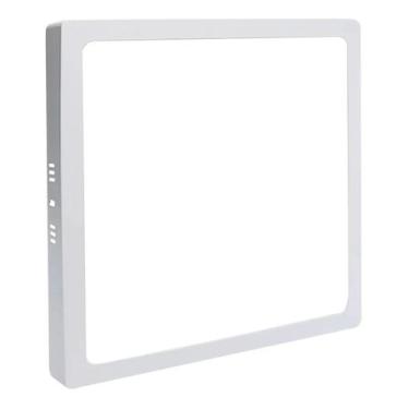 Imagem de Painel Plafon 30x30 25w Led Quadrado Sobrepor Bivolt Branco Frio - Meg