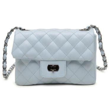 Imagem de Bolsa Feminina Clutch Napa Floater Alice - Miah Flor, Aqua, Único