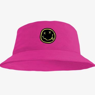Imagem de Boné Chapéu Bucket Hat Estampado Emoji - MP Moda Masculina, Único, Pin