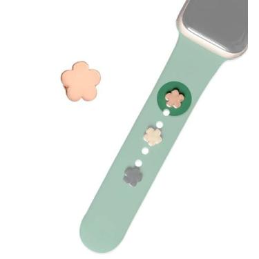 Imagem de Charm Strass Pingente Compatível Com Pulseira Apple Watch - Baú Do Vik