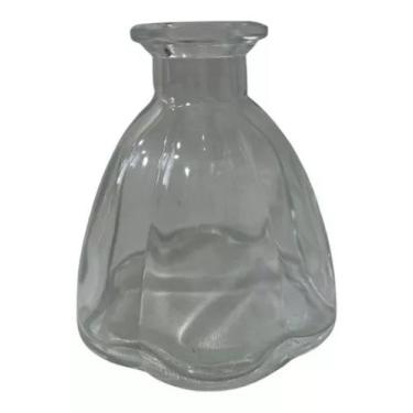 Imagem de Vaso De Vidro Formato Flor Para Decoração Arranjo 9,5x8 - FLORA FULL