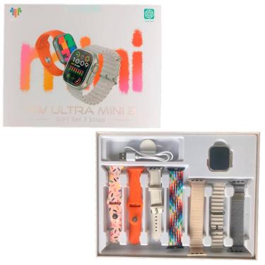 Imagem de Smartwatch Hw Ultra Mini 2 Serie 9 Chat GPT 41mm 7 Pulseiras NFC