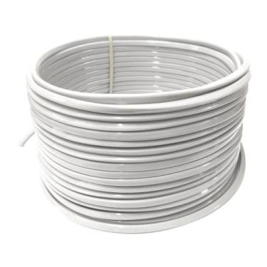 Imagem de Mangueira Tripla C/ Capa 5,0x3,2mm Branco Gelo (Pu) (Kit 4) - SC