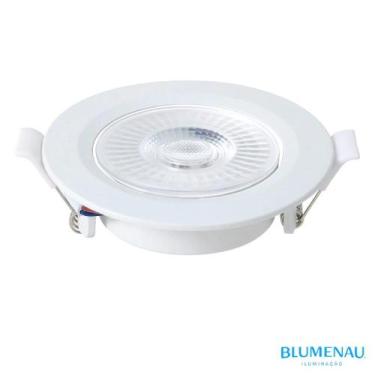 Imagem de Spot Slim Led Redondo Embutir 6w 3000k - Branco - BLUMENAU