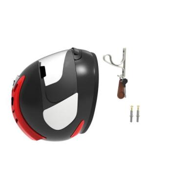 Imagem de Kit 4 Suporte De Parede Para Pendurar Capacete bolsa mochila Acessório