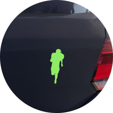 Imagem de Adesivo de Carro Jogador de Futebol Americano - Cor Verde Claro - Melh