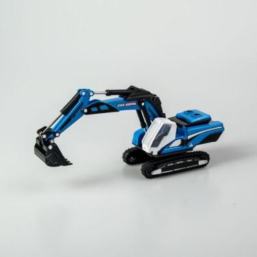 Imagem de Miniatura escavadeira prototipo chb store colecionavel, Azul