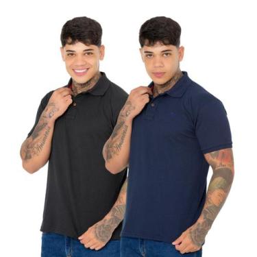 Imagem de Kit 2 Camisa Polo Ridens Estilo Único e Elegante, Compre Agora, G, Pre