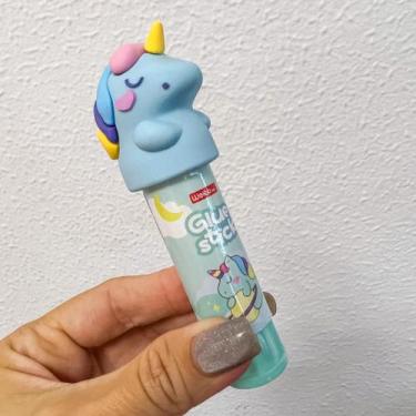 Imagem de Cola Bastão Bichinhos Gatinho Unicórnio Gato - Foforiku, Unicórnio Aqu