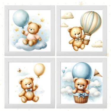 Imagem de Kit Quadrinhos Decorativo para Quarto de Bebê Infantil Menino Menina S