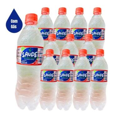 Imagem de Água Mineral Jacutinga Saúde Com Gás - Kit 12X510Ml