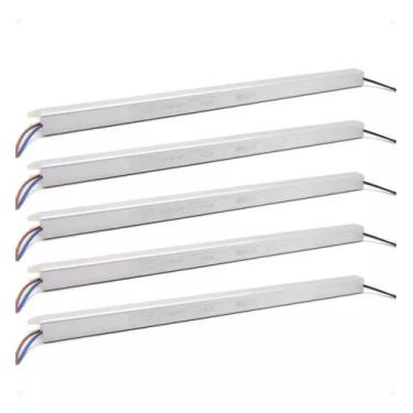 Imagem de Kit 5 unidades Fonte Driver Slim 12v 10a 120w Para Fita Led Perfil De 