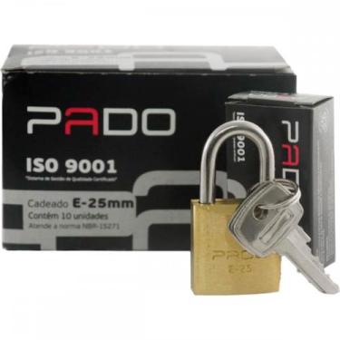 Imagem de Cadeado Pado Mesmo Segredo 20 C/10 - pado cadeados