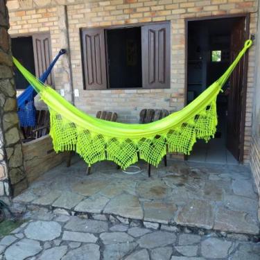 Imagem de rede de descanso amarelo florecente casal reforçada - redespotiguar