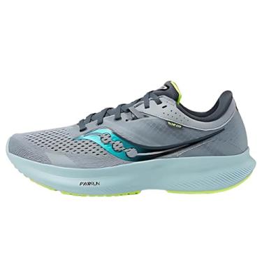Imagem de Saucony Tênis masculino Ride 16, Fóssil/palma, 40