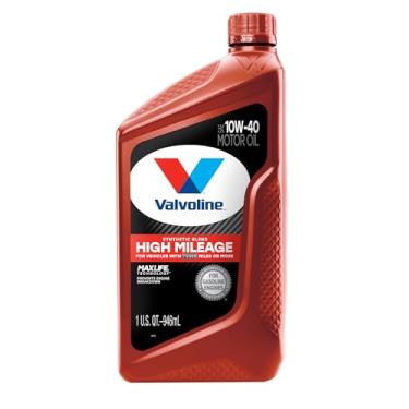 Imagem de Valvoline Óleo de motor de mistura sintética de alta quilometragem com tecnologia MaxLife 10W-40, 1 litro