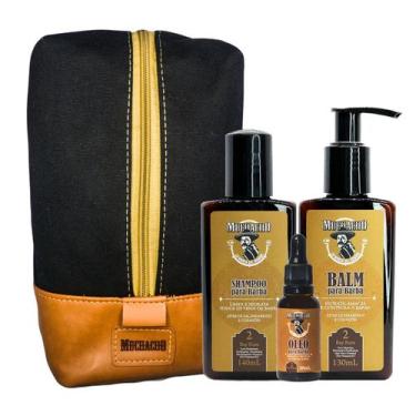 Imagem de Kit Shampoo para Barba + Balm para Barba + Óleo para Barba Frasco - Mu