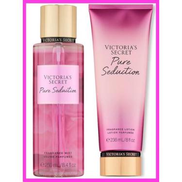 Imagem de Kit Victorias Secret Pure Seduction Body Splash e Creme Hidratante  Or