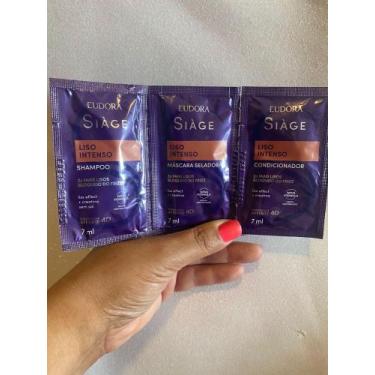 Imagem de Kit Sachê Siagem Eudora Liso Intenso - Shampoo+Máscara Seladora+Condic