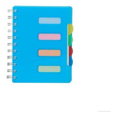 Imagem de Caderno Pequeno Com Divisórias Espiral Anotações Pauta - Serv Color, A