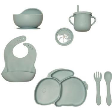 Imagem de Kit de Introdução Alimentar feito com Bambu e Silicone  Pink Unicórn 2