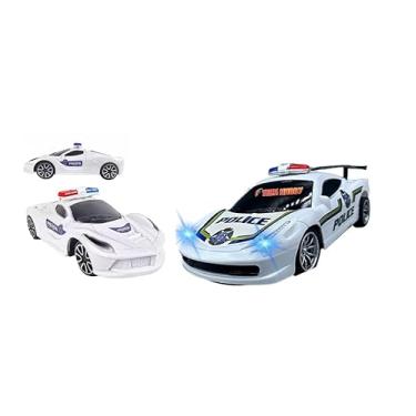 Imagem de Carrinho Controle Remoto 7Função C/Luz Policia Acende Farol
