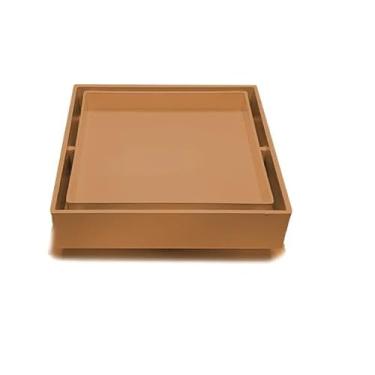 Imagem de Ralo Invisível Marrom 10 X 10 Cm - 165593