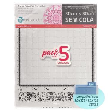 Imagem de Kit com 5 Bases De Corte 30x30 Brother ScanNCut SDX (sem cola) - TEKST