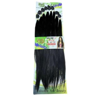 Imagem de Cabelo 100% Orgânico estilo Lisa 70cm 300g 8 Telas - GM Hair, (2)