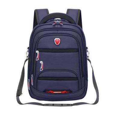 Imagem de Mochila Executiva escolar para Notebook 14 Polegadas, Imperme?vel, com M?ltiplos Compartimentos e al?a de ombro (AZUL MARINHO)